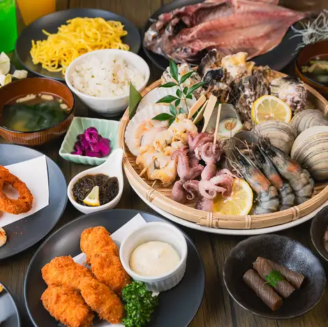 【海鮮極みコース】海鮮食べ放題90分7,500円！