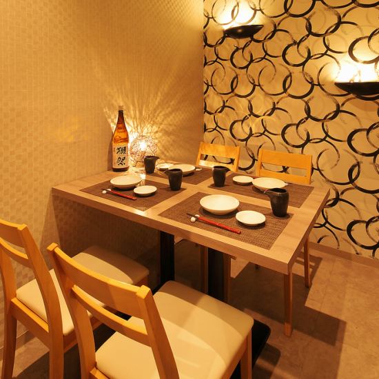 Enjoy a relaxing meal in a private room with a great atmosphere ♪