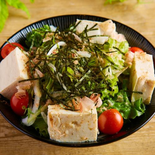 Japanese style tofu salad