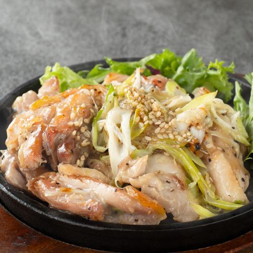 若鶏のネギ塩ダレ炒め