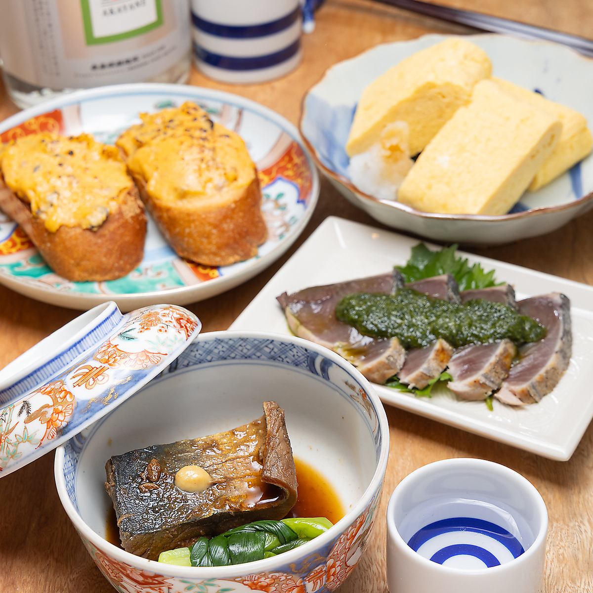 女性にもおすすめ！和洋中折衷のお料理を小皿で提供いたします