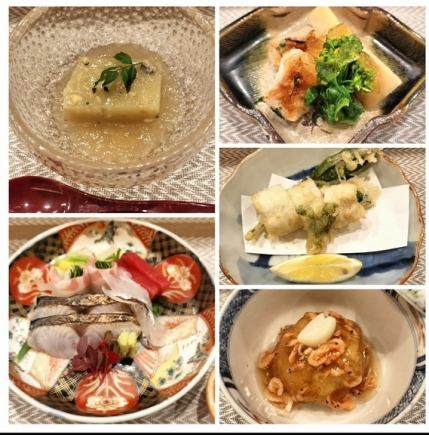 おまかせコース5品4200円(税込)※お料理のみ