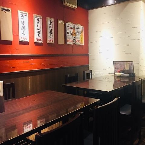 落ち着く空間。料理人の技を活かした魚料理をお楽しみください♪