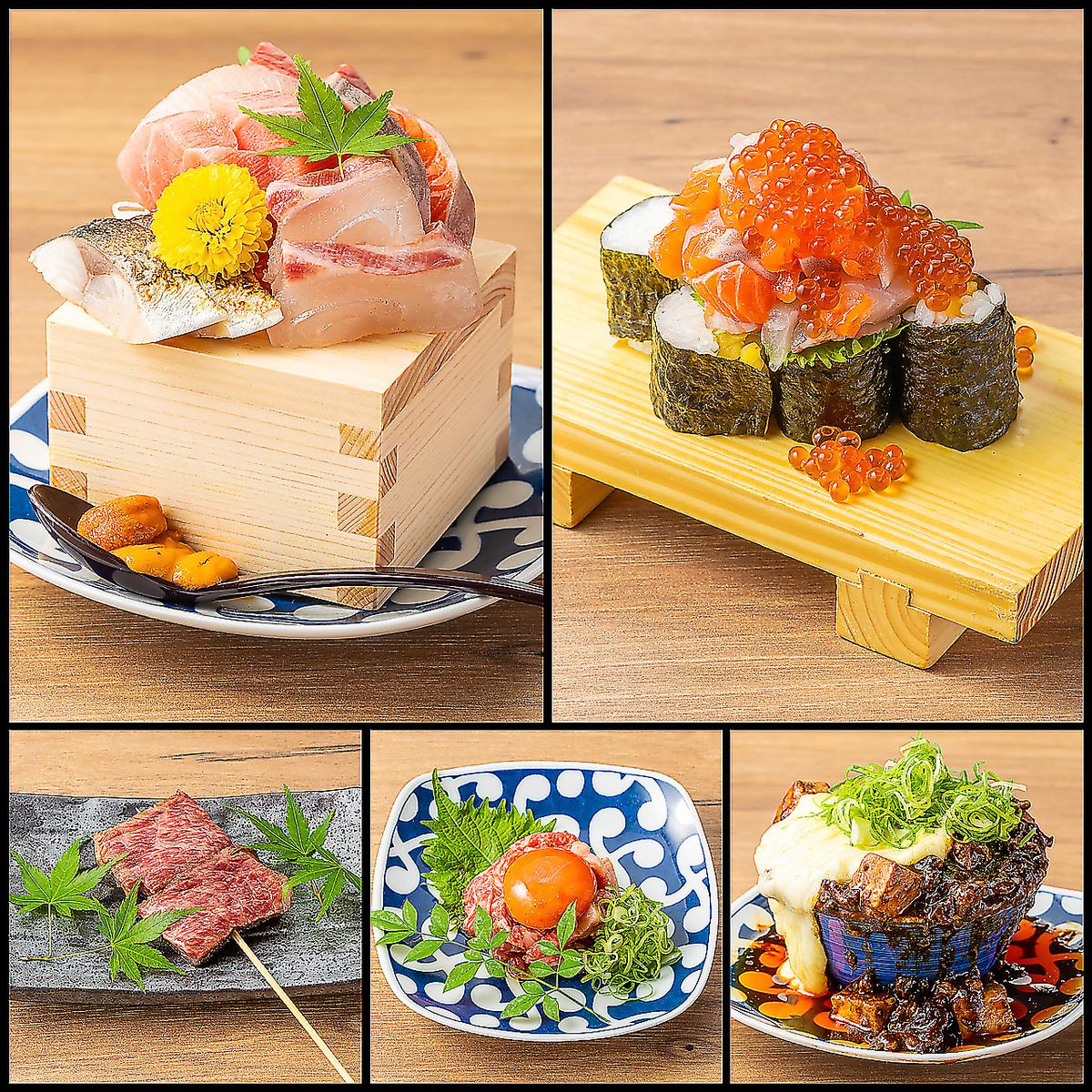 コスパ◎昼飲み/昼宴会最安値★肉×魚,定番の焼き鳥等食べ放題♪