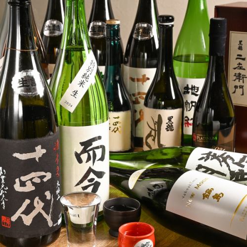 店主こだわりの日本酒◎