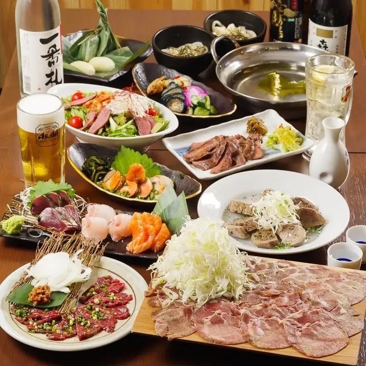 ◆◇牛タンの創作メニューを堪能できる居酒屋◇◆個室完備！飲み放題付きコースが人気