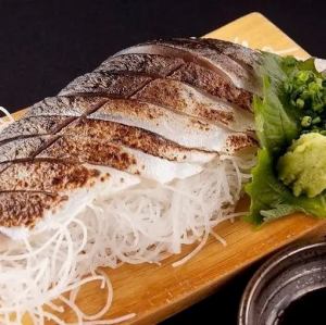 Seared Kinka mackerel