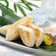 Grilled bamboo shoots with chopped wasabi
