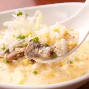 Oxtail soup rice porridge or udon