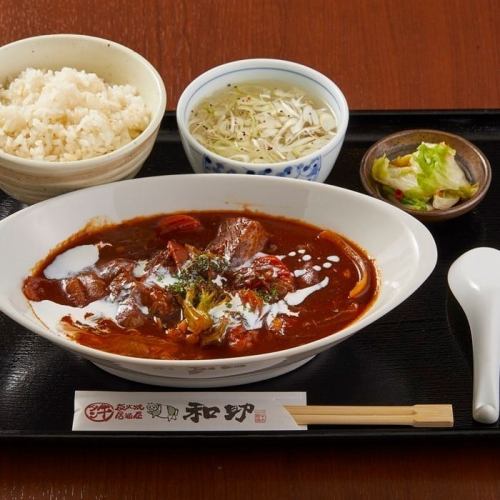 Classic! Tongue stew set meal