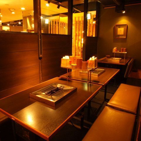 We have private-room-style seating available for groups of 6-8 people, or even 10 or more!