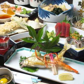 [Relaxed Luxury Course Hana 7,090 yen] 7 dishes in total, 2 hours of all-you-can-drink included