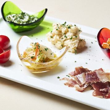 7700円コース◆手作り豆腐、イベリコ豚の関西風のふわとろのお好み焼きなどを味わえる充実プラン