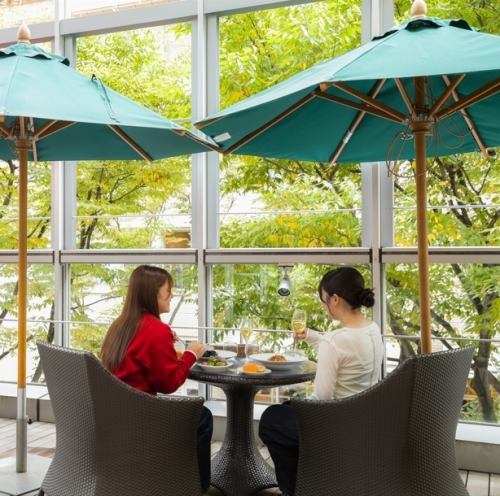 開放感抜群テラス