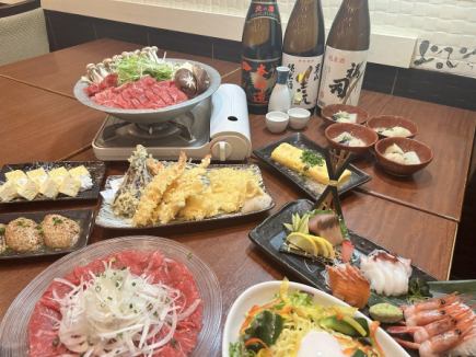 【仁・極みコース】函館の美味しいを堪能できます！3時間飲み放題付き【10品5000円】