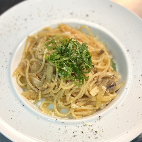 柚子胡椒風味の明太子パスタ