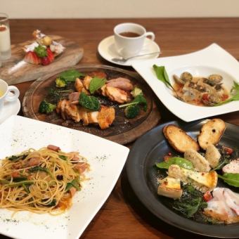 【夏のイタリアンフルコース】白身魚アクアパァッア,牛タンの柔らかソテーなど全7品8800円(税込)