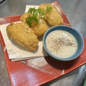 Large fried oysters