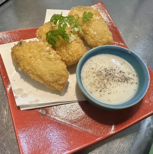 Large fried oysters