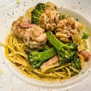 Milt and Broccoli Peperoni