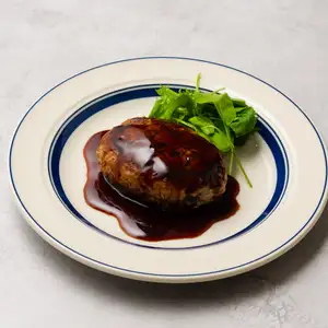 红酒酱汁烤猪肉汉堡牛排