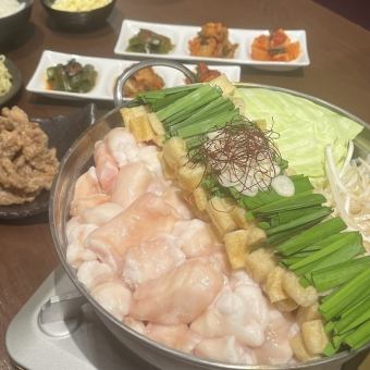 【食べ飲み放題付き】もつ鍋コース 5000円