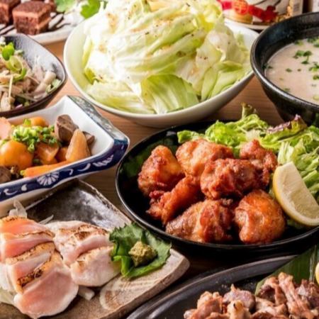 【二次会プラン】お手軽飲み会♪生ビール付飲み放題＋おつまみ5品3000円※金土祝前3500円