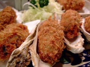 1 main dish, fried oysters