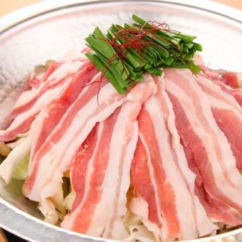 120分飲み放題付【みるく豚の炊き肉コース】豚本来の旨み凝縮◎滋賀県産みるく豚を堪能！