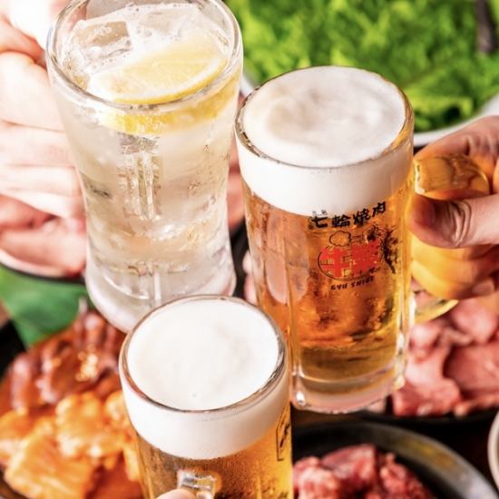 焼酎や日本酒など120分飲み放題1089円(税込)でご堪能♪
