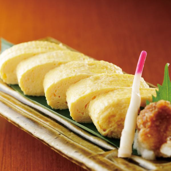[Fluffy and hot] Dashi-rolled omelet made to order