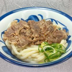 大和牛の肉うどん（温・冷）