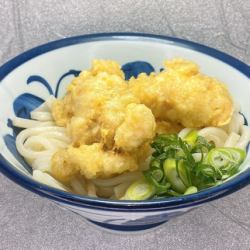 鶏天うどん（温・冷）