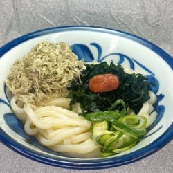 梅こんぶうどん（温・冷）