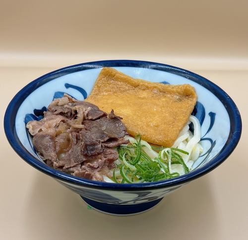 大和牛肉狐狸烏龍麵（熱的或冷的）