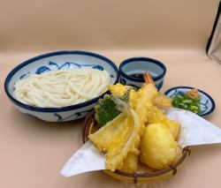 海鮮天ざるうどん（冷）