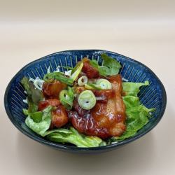 素揚げ鶏のオイスターソース