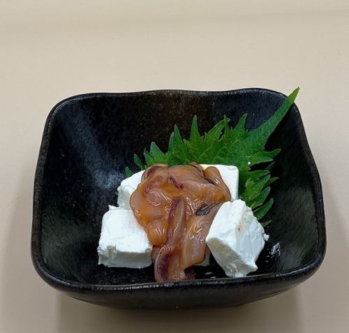 奶油乳酪和鹹魷魚