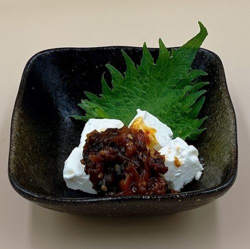 奶油乳酪和奈良醃漬味噌醬