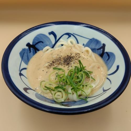 純素豆奶卡邦尼烏龍麵