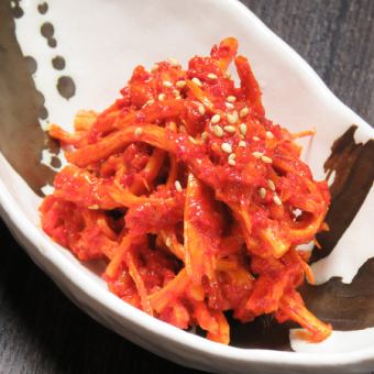 牛スジの辛みそ和え