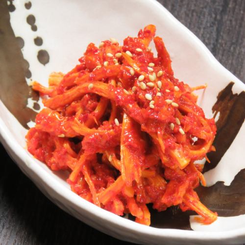 牛スジの辛みそ和え