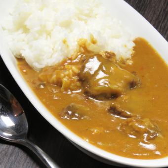 雪降りカレー