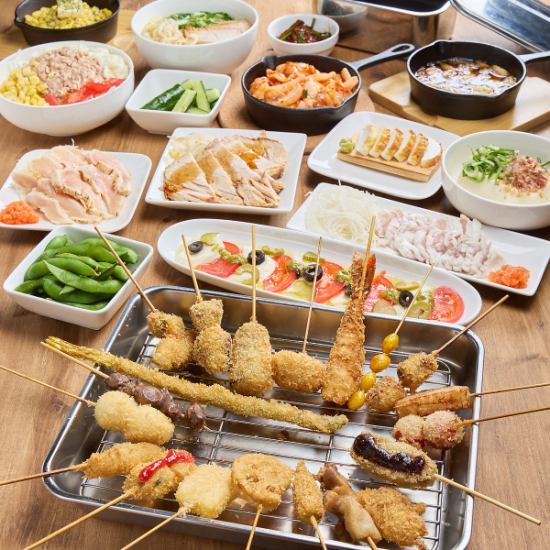オリジナルソースで味わう串かつをカジュアルに楽しめる居酒屋