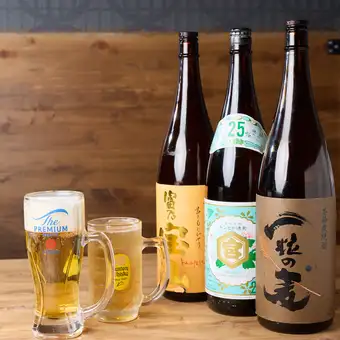 【おすすめセット】飲み放題付きコース(15本)