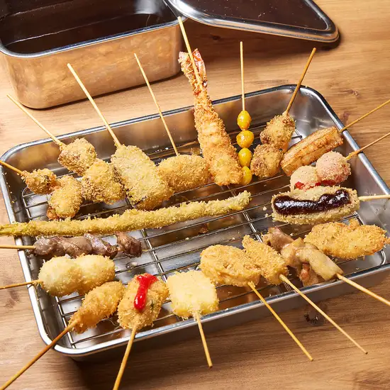 飲み放題付き、串カツセットメニューをご準備しております☆
