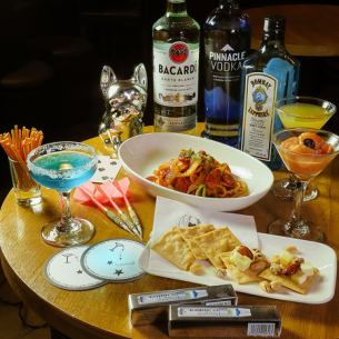 BARの雰囲気のなかでも楽しめるのがmoonwalkのBAR飯。