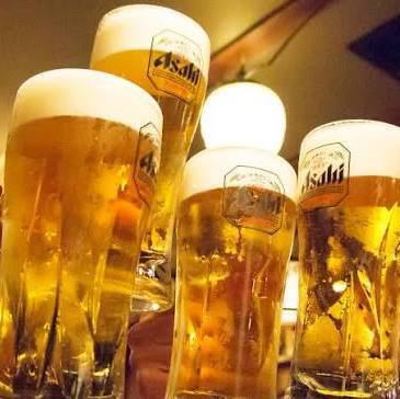 【プレミアム飲み放題コース】嬉しい生ビール付き！《2500円(税込)》