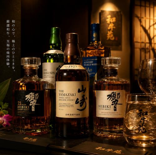 【◇与和牛和清酒共度美好夜晚◇】精选日本清酒和威士忌