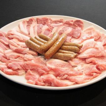 【自慢のブランド豚】焼肉プラン【90分食べ放題】